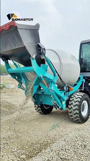 🚜 Self Loading Concrete Mixer Truck | On-Site Concrete Production • Mixing#mixertruck