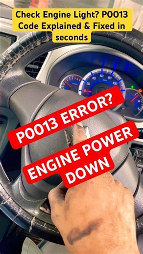 How to Solve P0013 Code Fix | Camshaft Position Actuator Circuit Open (Easy Repair)#japanese#wagonr