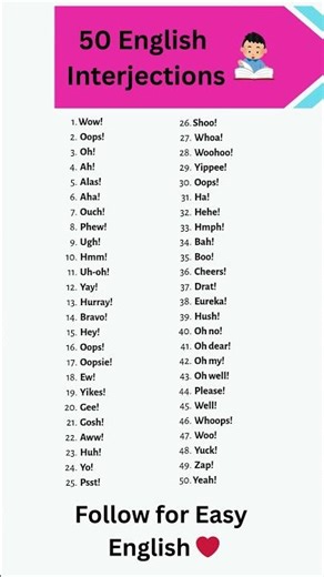 50 English Interjections 😳 | Speak More Naturally