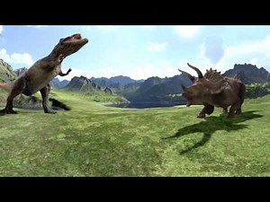 恐竜戯画　360°VR動画　dinosaurVR
