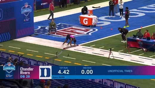 Yesterday, Beaumont United alum Chandler Rivers competed at the NFL Combine! Here are Rivers’ results: 4.40 - 40 yard dash 1.55 - 10-yard split 39” - Vertical Jump 10’10” - Broad Jump His total score of 76 ranks 7th among cornerbacks at the draft, which Next Gen Stats projects as “Good.” Rivers was an All-American who was a productive, 45-game starter over his four seasons at Duke. Beaumont Independent School District #NFLDraft #NFL #DukeNation #duke #combine #FootballSeason #txhsfb #Beaumont #4
