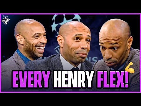 When Henry talks, the world listens! 👑 | EVERY Thierry Henry on-screen flex! 💪