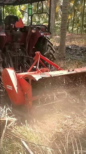 Agriculture waste Shredder machine for rent| maschio terminator mulcher|novo 605 crdi|coconut waste