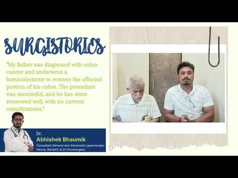 Hemicolectomy for colon cancer