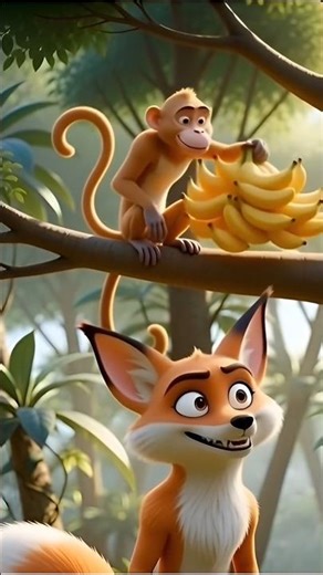 चालाक लोमड़ी #cartoon #viral #viralshort #viralvideo #comady