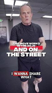 This move works in the dojo and on the street ⬇️ This is a concept called flinch forward. It’s a martial arts concept that teaches you to react instantly and close the gap as soon as you detect movement from an opponent. For example: let’s say in a self defense situation, the attacker starts to throw a right hook and you immediately move forward. Or flinch forward. In a real-life self defense situation, hesitation can cost you. Flinching back, gives your opponent control. Flinching forward, puts