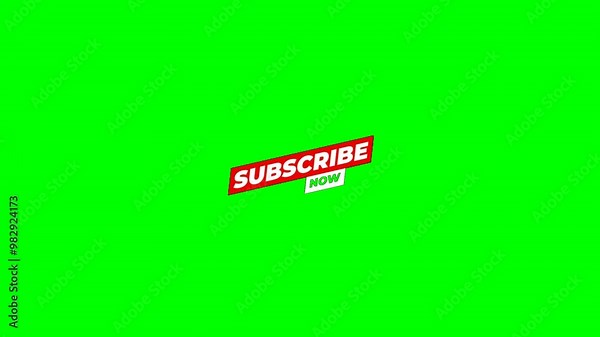 Looping animation of the text "SUBSCRIBE NOW". 3d 4k. subscribe on a transparent background. subscribe text. subscribe animation. subscribe on a transparent background. subscribe on green screen.