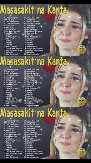 Masasakit na Kanta – Heartbreaking Filipino Love Songs That Will Make You Cry