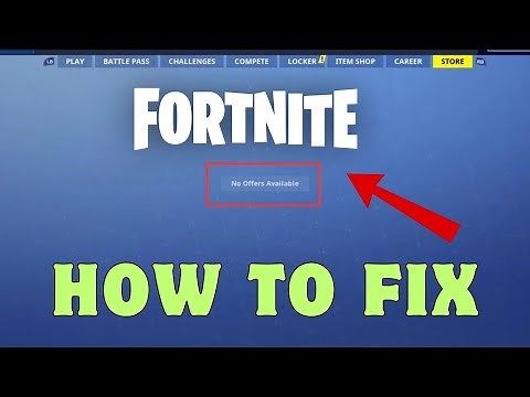 How To Fix No Offers Available In V-Bucks Store Error In Fortnite | 2024