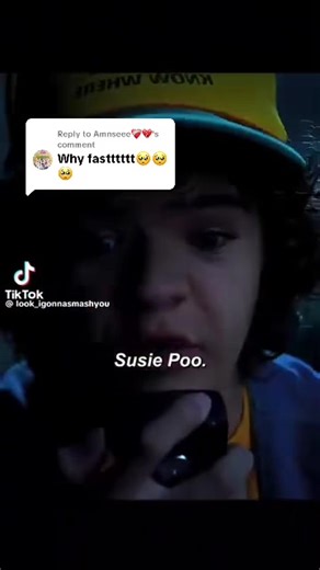 Replying to @Amnseee❤️‍🩹💔 since you wanted it normal speed. Here you go #suziepoo #dustybun #strangerthings #robin #season3
