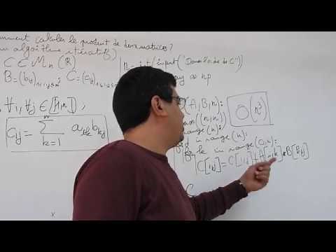 Comment calculer le produit de deux matrices avec un algorithme itératif en Python?