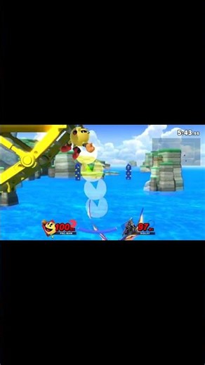 赤トランポリンさえなければ😭#スマブラsp #スマブラ #smashbros #supersmashbros #神プレイ #ssbu #shorts #short #伸びろ #パックマン #珍プレー