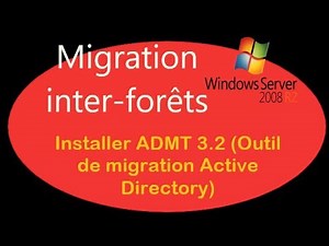 Cross forest migration - 06. Installer ADMT 3.2 (Outil de migration Active Directory) - T2SI