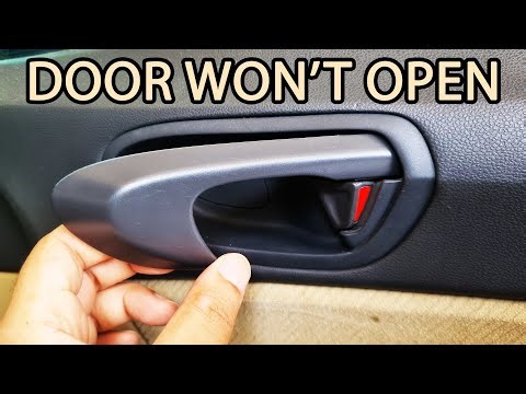 Car door won’t open from inside, fixing broken door handle in Honda Civic