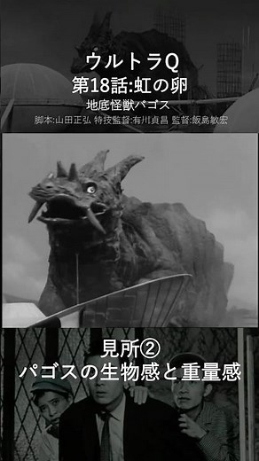 ウルトラQ第18話【30秒ダイジェスト】 #ウルトラq #怪獣 #怪獣図鑑 #特撮 #ウルトラマン #ウルトラq30秒ダイジェスト #ultraq #ultraman #kaiju