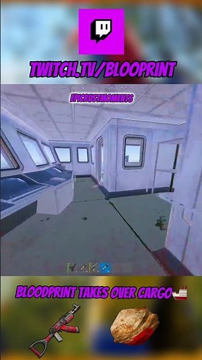 Blooprint takes over cargo🚢 #rust #rustgame #rustclips #twitch #twitchclips