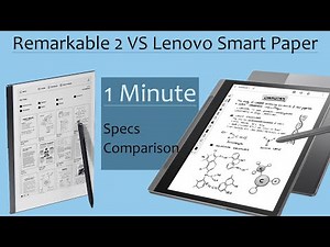 Remarkable 2 VS Lenovo Smart Paper (1 MINUTE Specs Comparison)