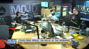 Covid Free Friday's on Mojo in the Morning. Join us for a fun distraction all morning. We all need smiles and laughs in our lives! 😊 | Mojo In The Morning