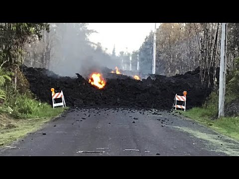 Kilauea volcano erupted in Hawaii
