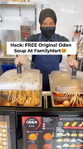 FREE Original Oden Soup at @ FamilyMartMY 😍 Just get 5 Oden ingredients and enjoy the new recipe of Original Oden (Shiro Dashi) broth that’s rich with Shoyu and Bonito 😋 📆 28 June 2023 – 11 July 2023 ⏰ 10AM – 10PM daily. 📍All in-stores purchase, except KLCC, KLIA2, and Genting Stores | KL Foodie