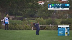 Nick Taylor | Round 3 | 3rd hole | Shot 2 | 2026 AT&T Pebble Beach
