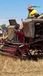 Vintage headers show the evolution of grain harvesting. Read the full story: https://www.farmweekly.com.au/story/9149718/yorke-peninsula-hosts-captivating-vintage-farm-machinery-event/?utm_source=Instagram&utm_medium=Reel | Farm Weekly