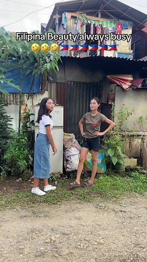 Filipina Beauty Embracing Life in Rural Philippines
