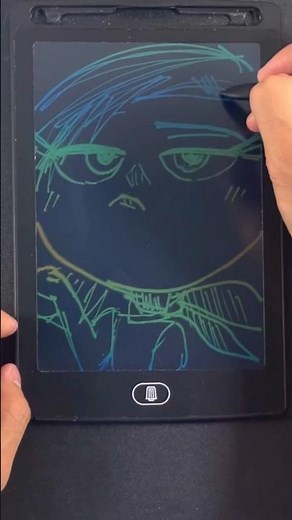 Drawing an electronic memo for Disgust. #insideout