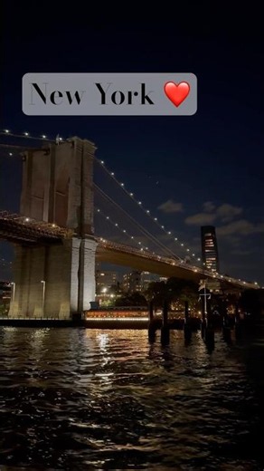 뉴욕 브루클린 브릿지 야경 미쳤다❤️Brooklyn Bridge US New York City
