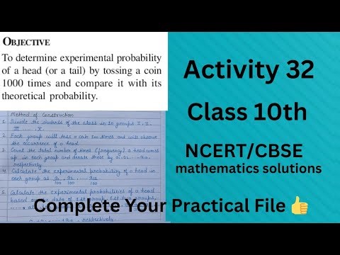 Maths Lab Activity 32 Class 10// Maths Practical// Class 10 Maths Activity Solution// CBSE board