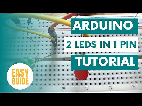Arduino 2 LEDs in 1 Pin Tutorial - Easy Guide