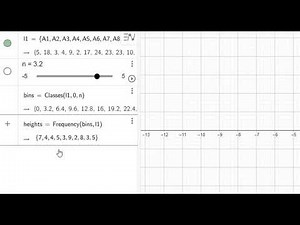 How to Make a Histogram in GeoGebra