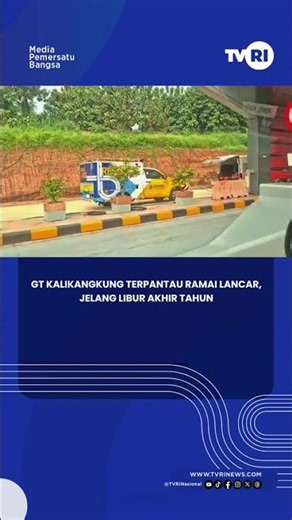 GT Kalikangkung Terpantau Ramai Lancar, Jelang Libur Akhir Tahun