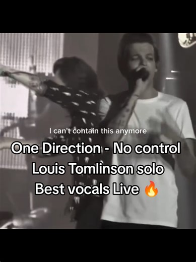 One Direction - No control Louis solo🗣️ and Harry 🕺haha Louis Tomlinson Best vocals Live performance at concert oficial Lyrics video edit #1D #onedirection #louistomlinson #harrystyles #liveperformance