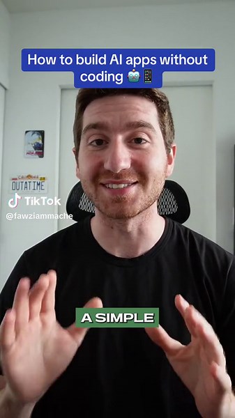 A simple and easy way to prototype an AI app without coding #ai #artificialintelligence #aitools #nocodetools