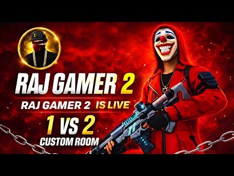 ⚡ Handcam Live Stream | 4v4 Custom | Headshot + One Tap Show 💯#raistar