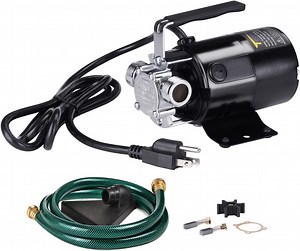 [Hot Item] 330 Bomba de Transferencia de Agua Gph 115V 1/10HP con Kit de Manguera de Agua, Impulsor y Junta