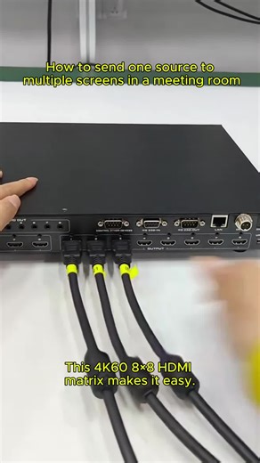 8×8 HDMI matrix with tablet control, delivering seamless HD switching with no black screen. #hdmi #4k60matrix #matrixswitcher #beinghd