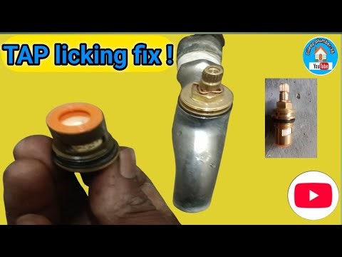 How to 😱"Tap Licking Fix 🔧 | Tap Cartridge Change Easy Trick | टोटी लीकेज एक मिनट में बंद!"#plumber