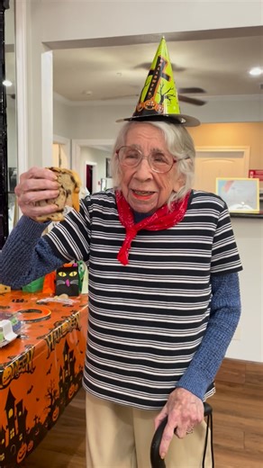 Wholehearted Senior Living & Memory Care on Instagram: "👵🎃 Being old means enjoying life even more, laughing at everything, and finding the fun in every moment. Our residents know it well! that’s why they dressed up in the funniest costumes to celebrate Halloween! 👻💜 Because at every age… life is still a wonderful disguise! ✨ #HalloweenFun #SeniorSmiles #VieDOro #TheDelightOfAging #SeniorLiving #HappyHalloween"