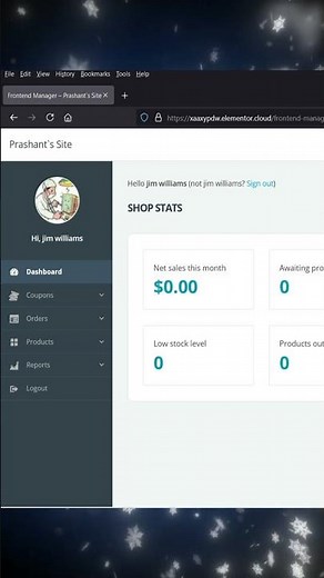 WooCommerce Frontend Manager Plugin #wordpress