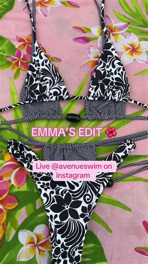 A little weekly drop of handmade pieces- designed, cut, and sewn by me in small batches! Every Tuesday, I’ll be sharing 3-4 new handmade prints exclusively on stories, available to order through Thursday of that week. Small, intentional, and made for those long days in the sun — just how Avenue Started. Welcome to Emma’s weekly Edit!🌺 #avenueswim #handmadeswimwear #behindthebrand