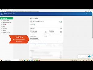 View Your Fifth Third Momentum Checking Account Number and Routing Number