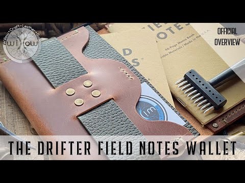 The Drifter Field Notes Wallet from Willow Craft Goods