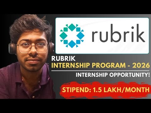 Rubrik Internship Program - 2026 | Open To All | Free Resources | Complete Guide | Software Engineer