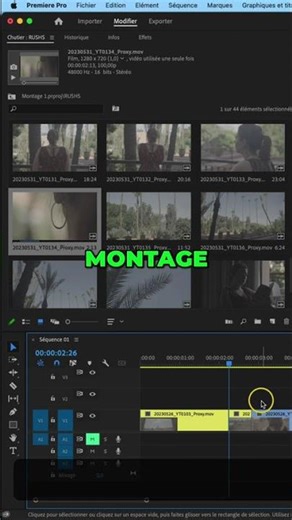Couper et Monter Vidéo: Raccourcis Clavier Magiques! #shorts