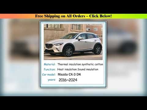 For Mazda CX-3 DK 2016~2024 2017 2018 Car Front Hood Engine Sound Heat Insulation Cotton Pad