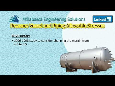 Allowable Stresses - ASME Boiler Pressure Vessel Code Section VIII Div.1 and 2