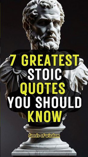 7 Stoic Quotes That Can Chage Your Life #stoicism #stoicphilosophy #quotes