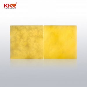 [Hot Item] Translucent Transparent Quality Artificial Translucent Resin Stone Acrylic Solid Surface
